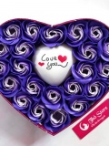 Hộp Hoa Sáp trái tim đèn Loveyou 2